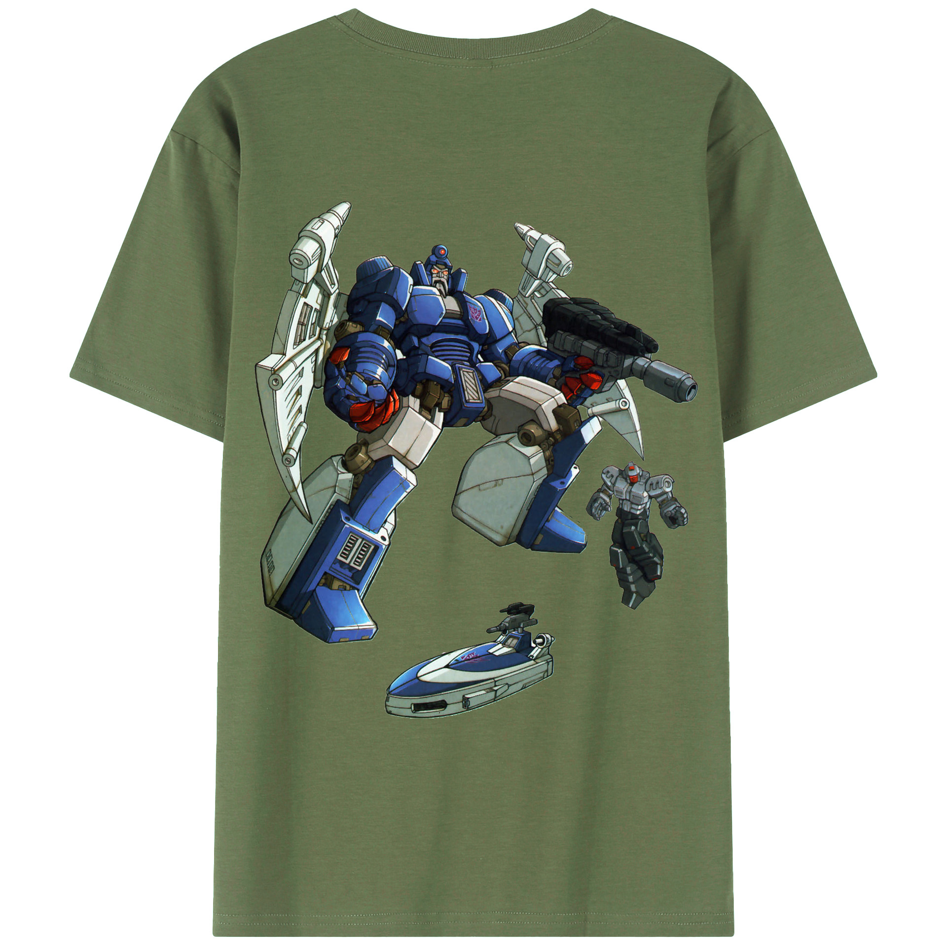 （画像用）  綿100％ メンズ半袖Tシャツ（バックプリント） 通気性